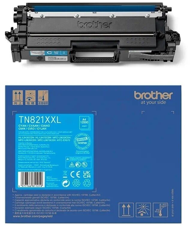 Toner / Brother - TN-821 XXL C