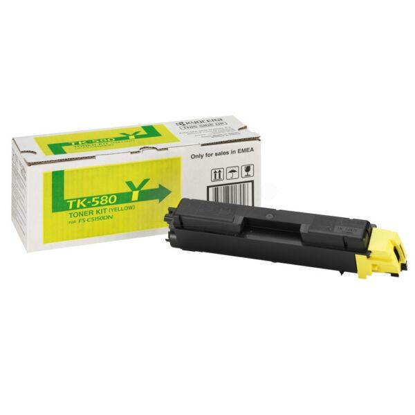 Original Toner Kyocera TK-580Y Yellow