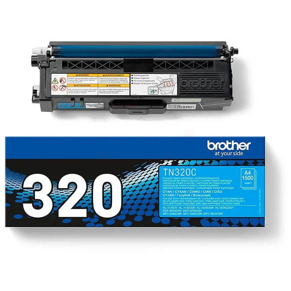 Original Toner Brother TN-320 Cyan