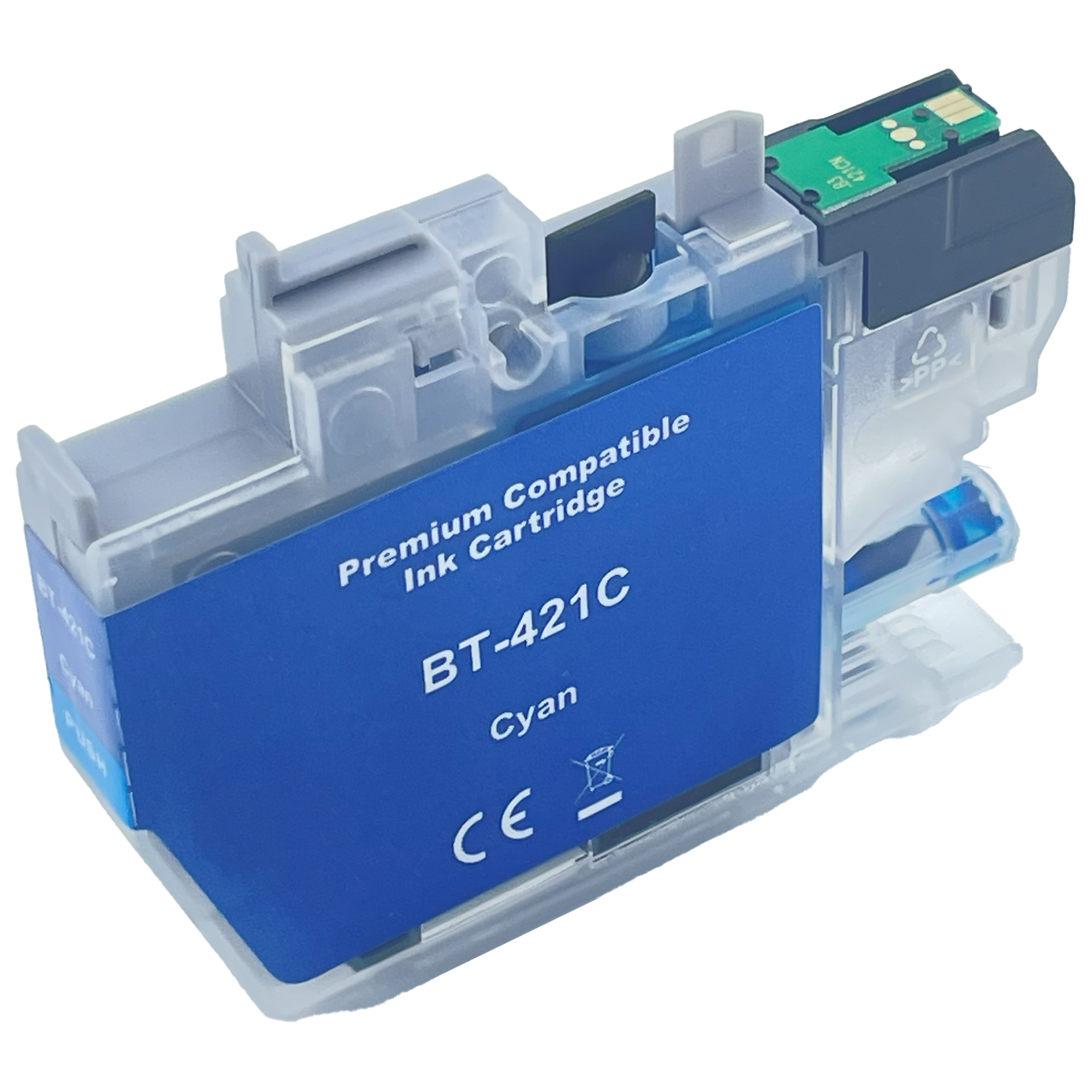 Tintenpatrone, kompatibel zu Brother LC-421 Cyan ~ 200 Seiten – passend für Brother DCP-J1050DW, MFC-J1012DW, MFC-J1010DW Tintenpatrone, kompatibel zu Brother LC-421 Cyan ~ 200 Seiten – passend für Brother DCP-J1050DW, MFC-J1012DW, MFC-J1010DW