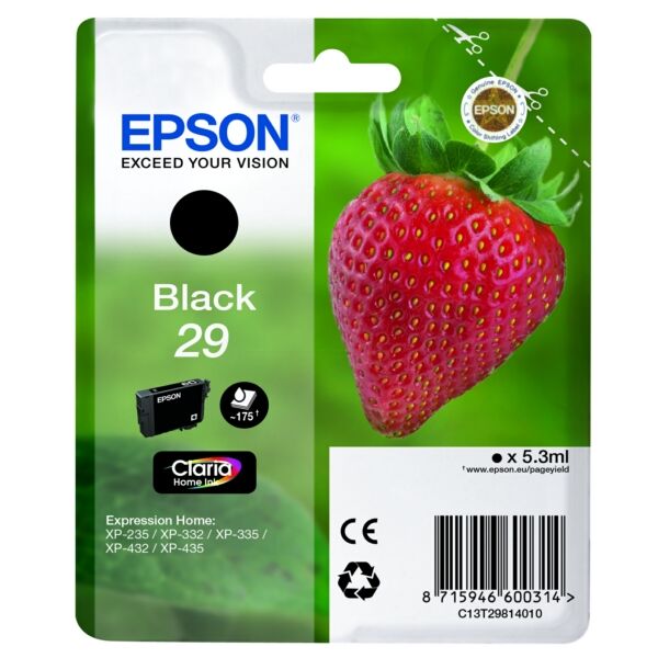 Original Tintenpatrone Epson 29 Black