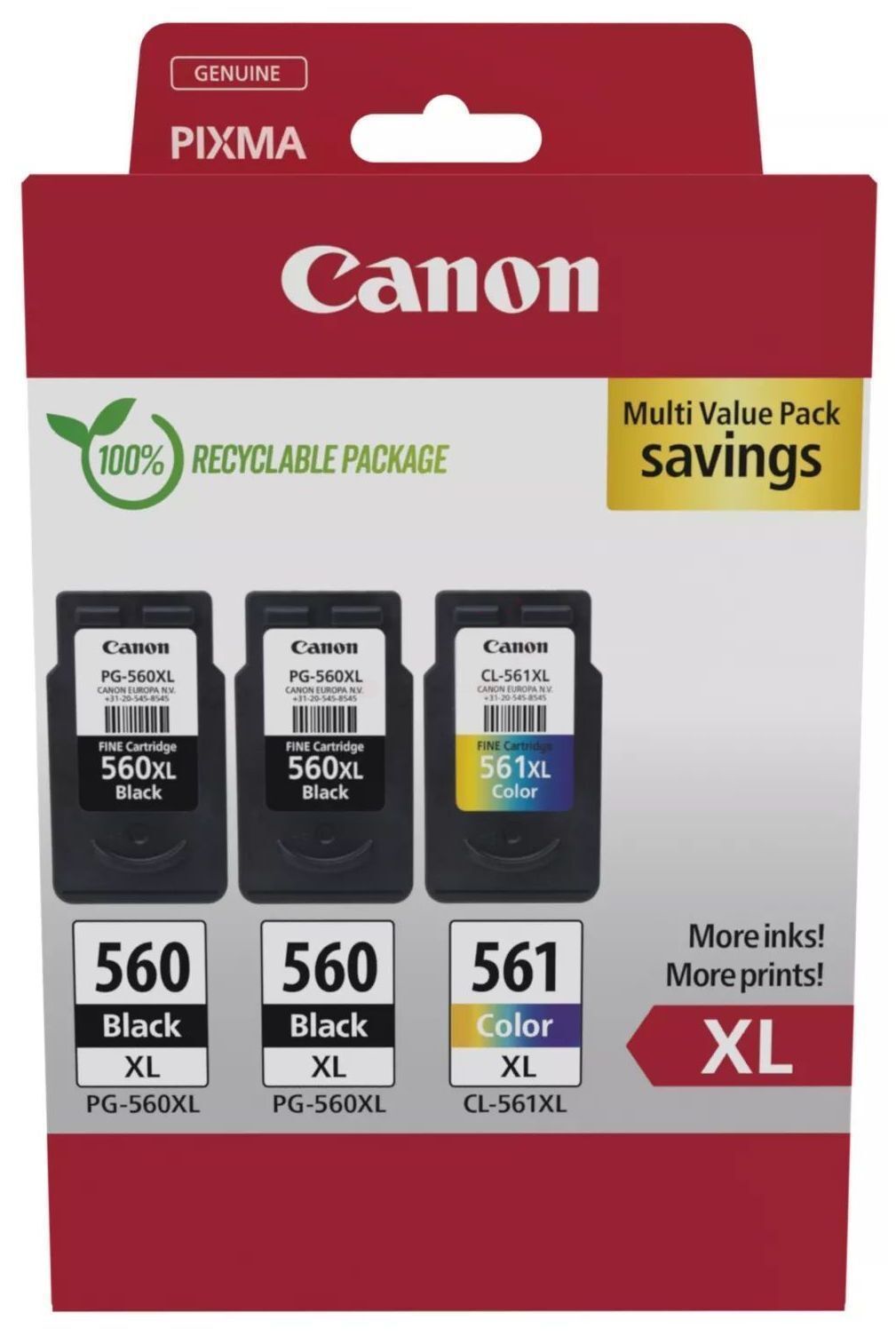 Druckkopfpatrone / Canon - 3712C009 / PG-560XL+CL-561XL Multipack