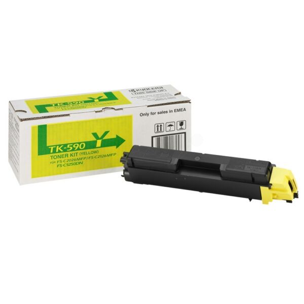 Original Toner Kyocera TK-590Y Yellow
