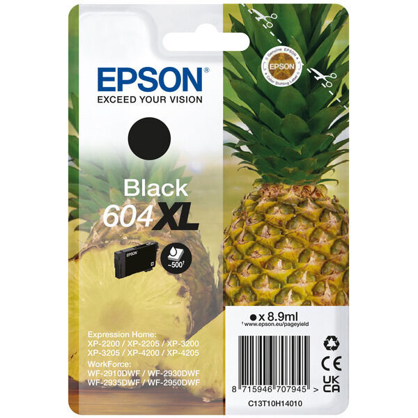 Original Tintenpatrone Epson 604XL Black