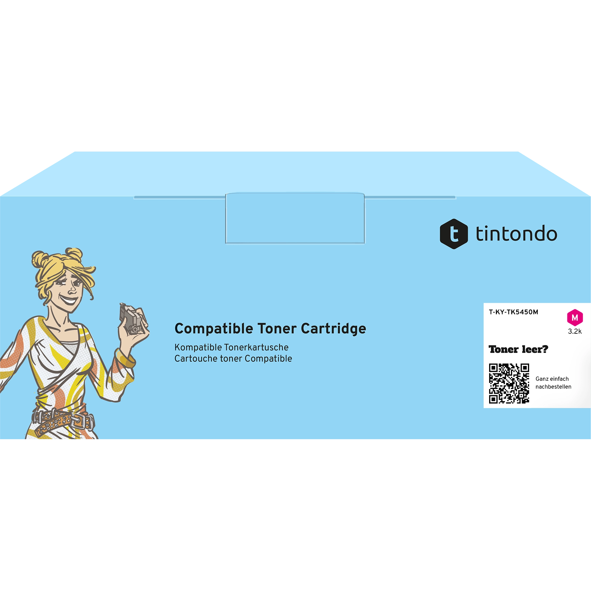 Toner, kompatibel zu Kyocera TK-5450 Magenta ~ 3.200 Seiten
