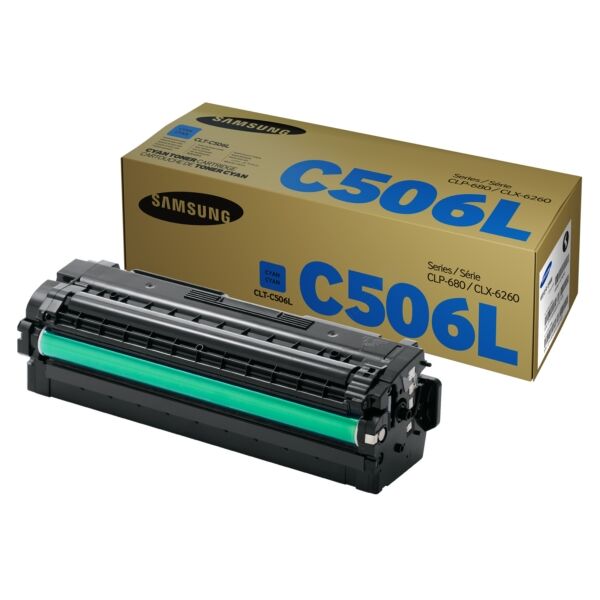 Original Toner Samsung CLT-C506L Cyan