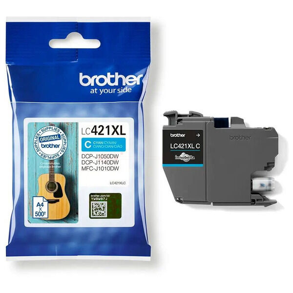 Original Tintenpatrone Brother LC-421XL Cyan