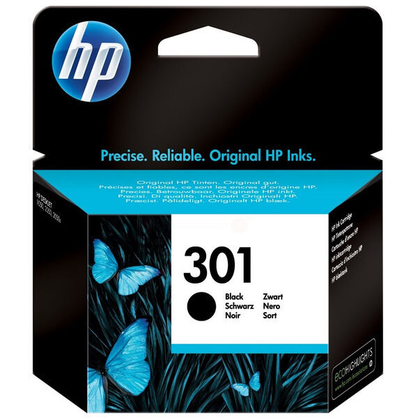 Original Druckerpatrone HP 301 Black