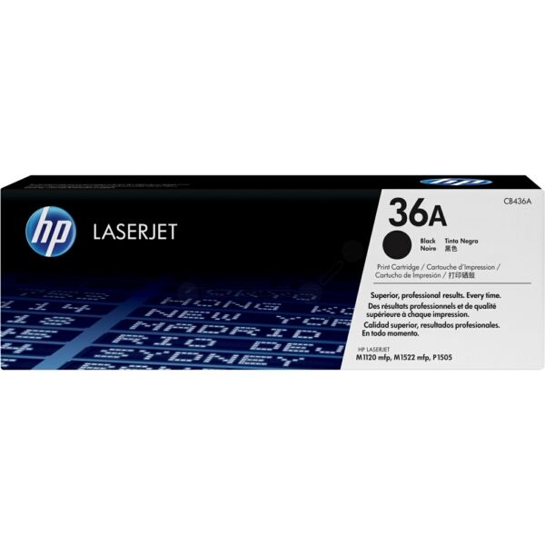 Original Toner HP CB436A Black