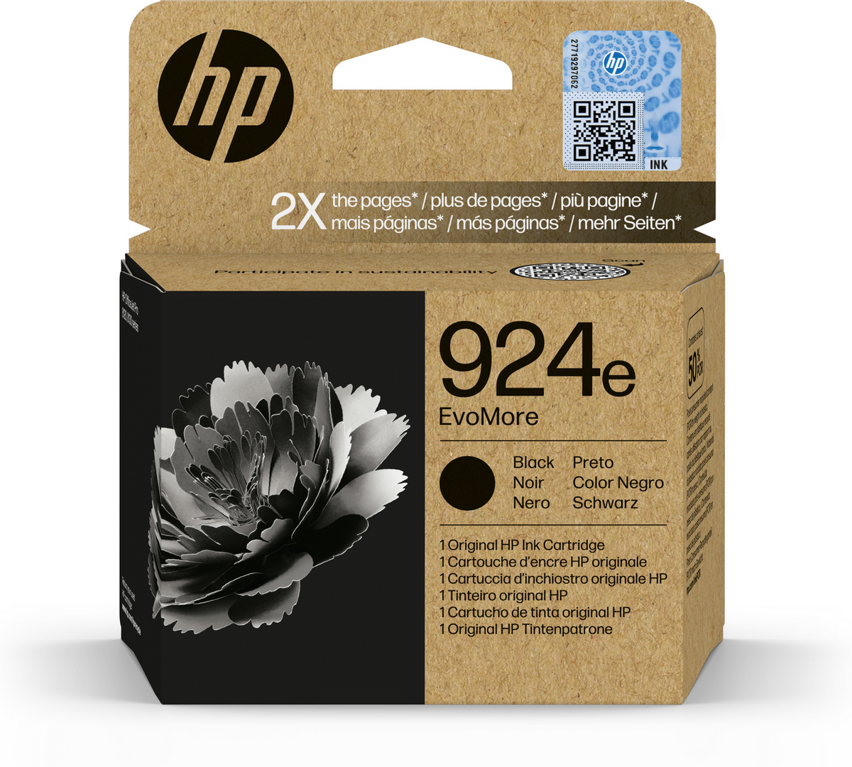 Original Tintenpatrone HP 924E Black