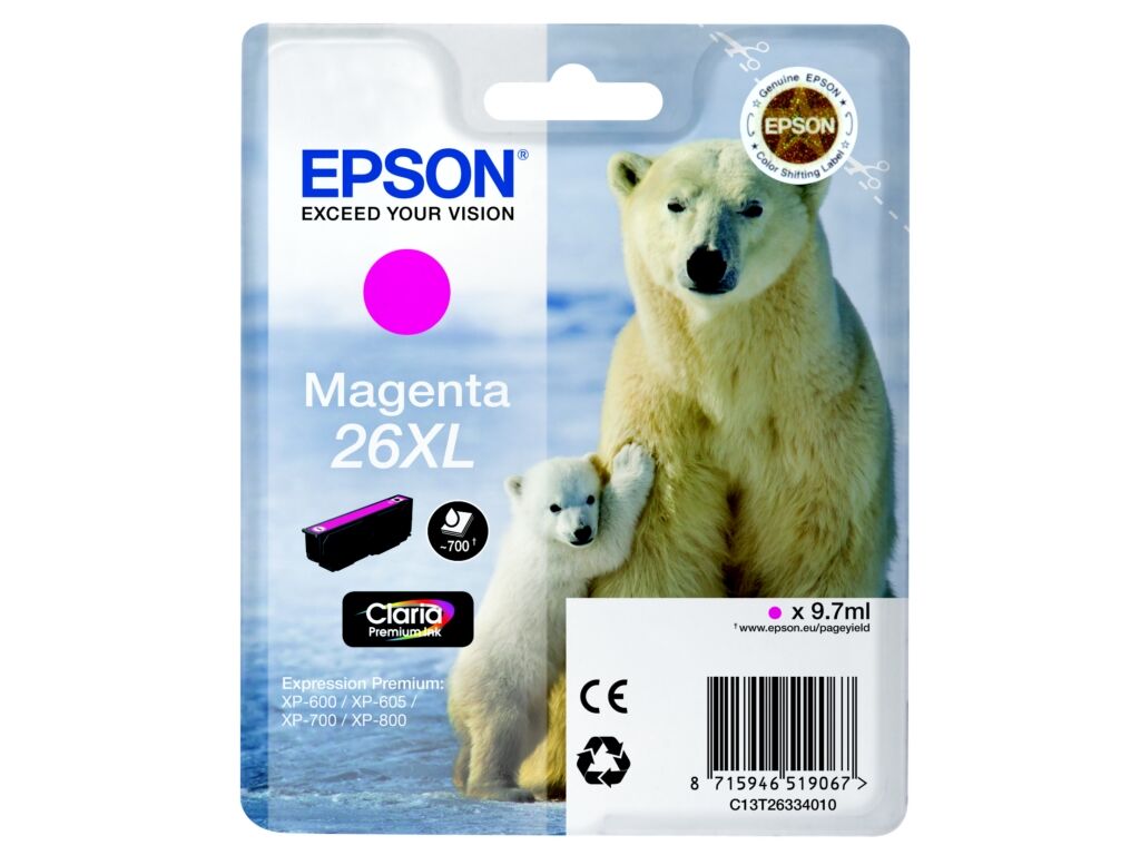 Tinte / Epson - C13T26334010 / 26XL