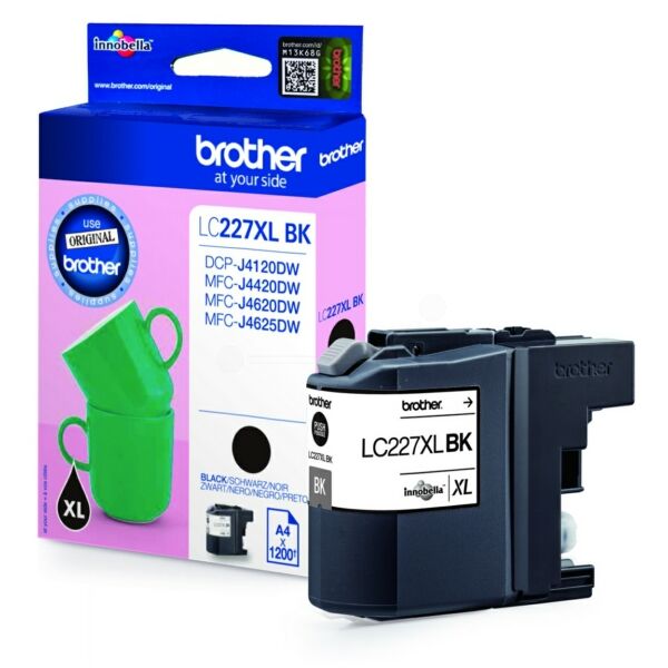 Original Tintenpatrone Brother LC-227XL Black