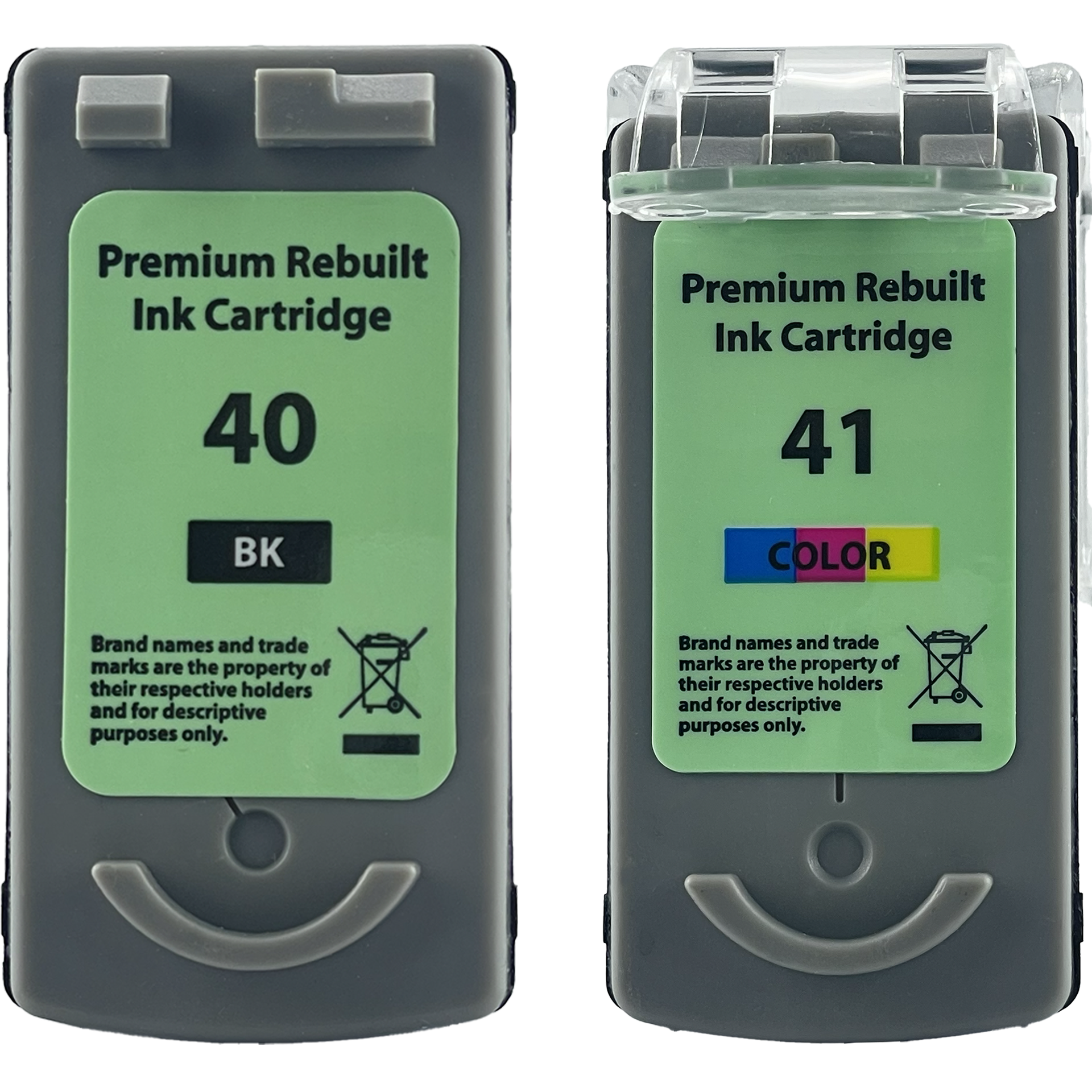 Recycelte Tintenpatronen Canon PG-40 & CL-41 Black+Color Multipack