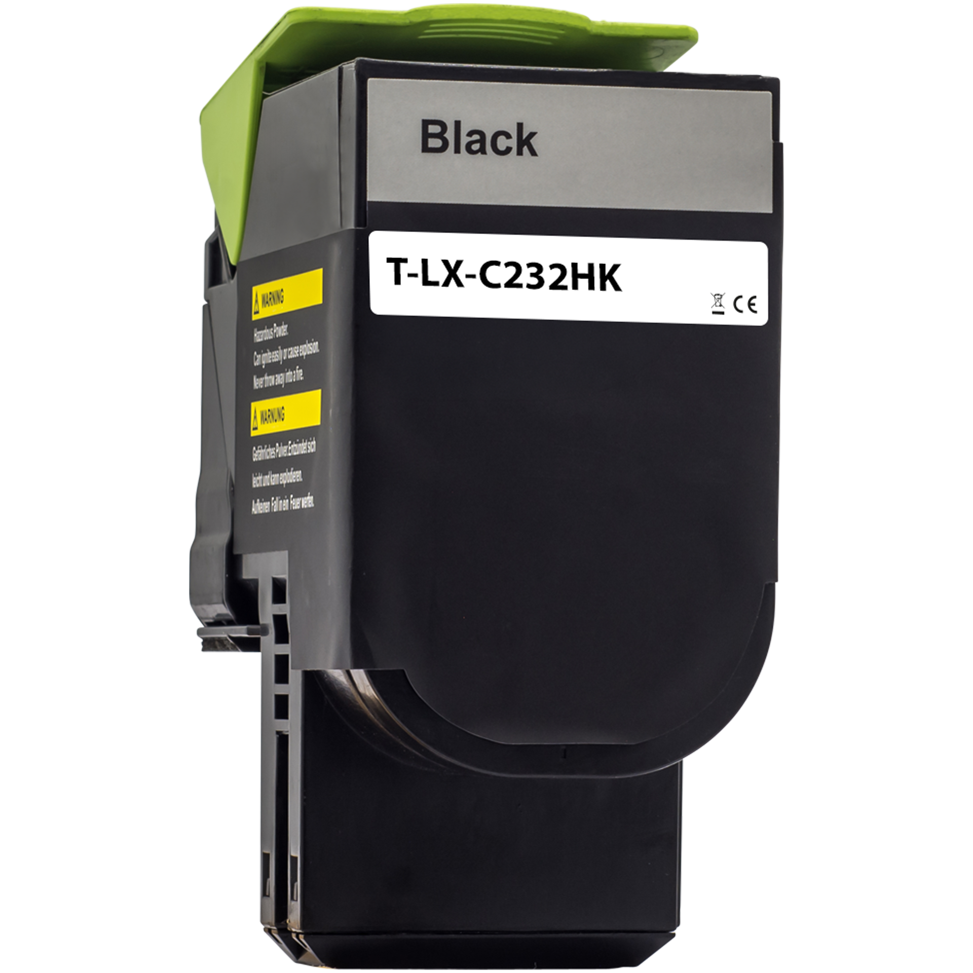 Toner kompatibel für Lexmark C2325dw C2425dw MC2425adw C232HK0 Schwarz