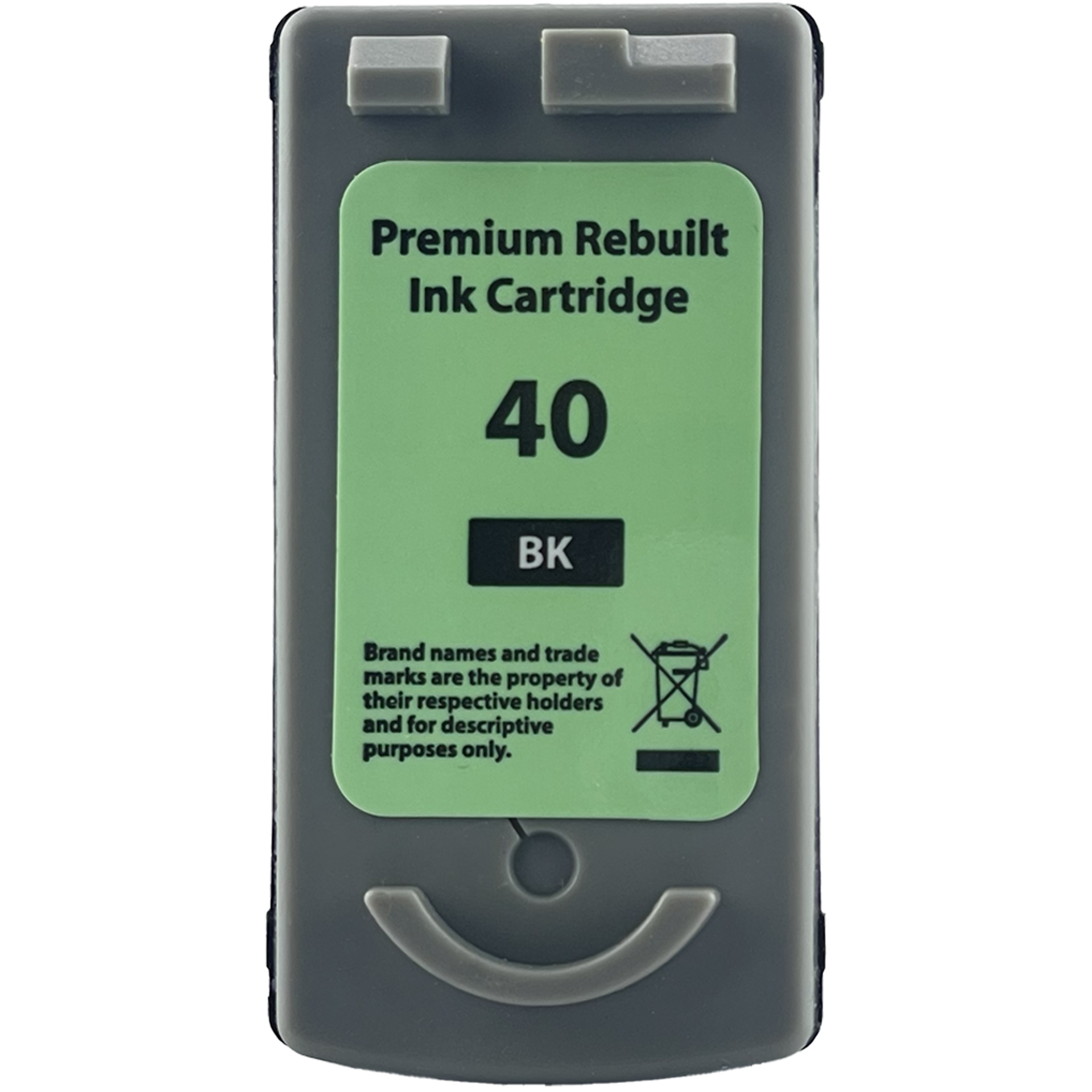Recycelte Druckkopfpatrone Canon PG-40 Black ~ 500 Seiten