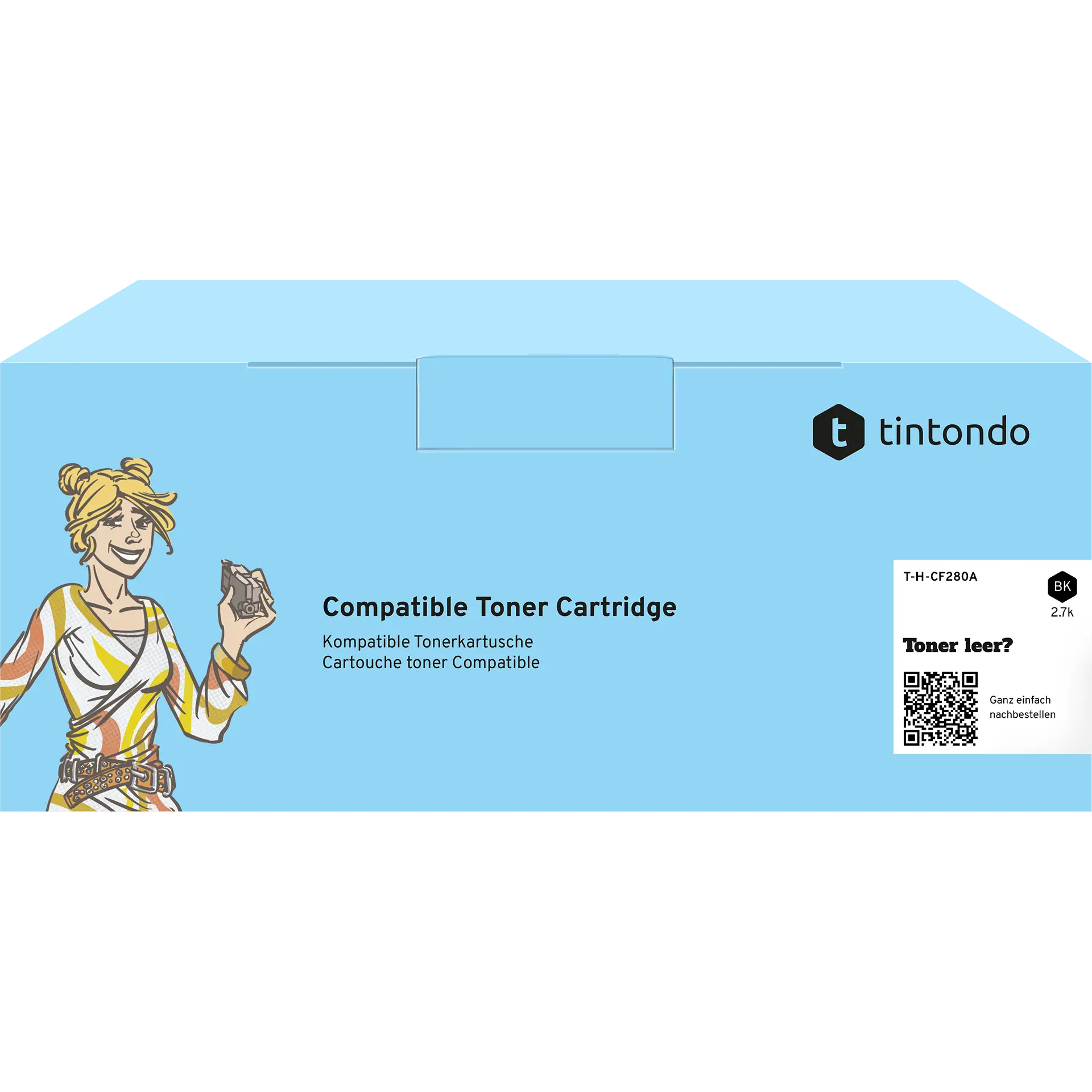 Toner kompatibel zu HP CF280A 80A Schwarz