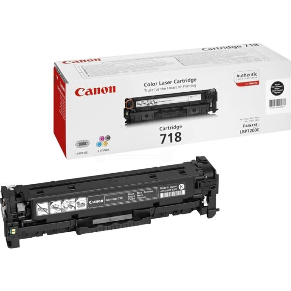 Original Toner Canon CRG 718 Black