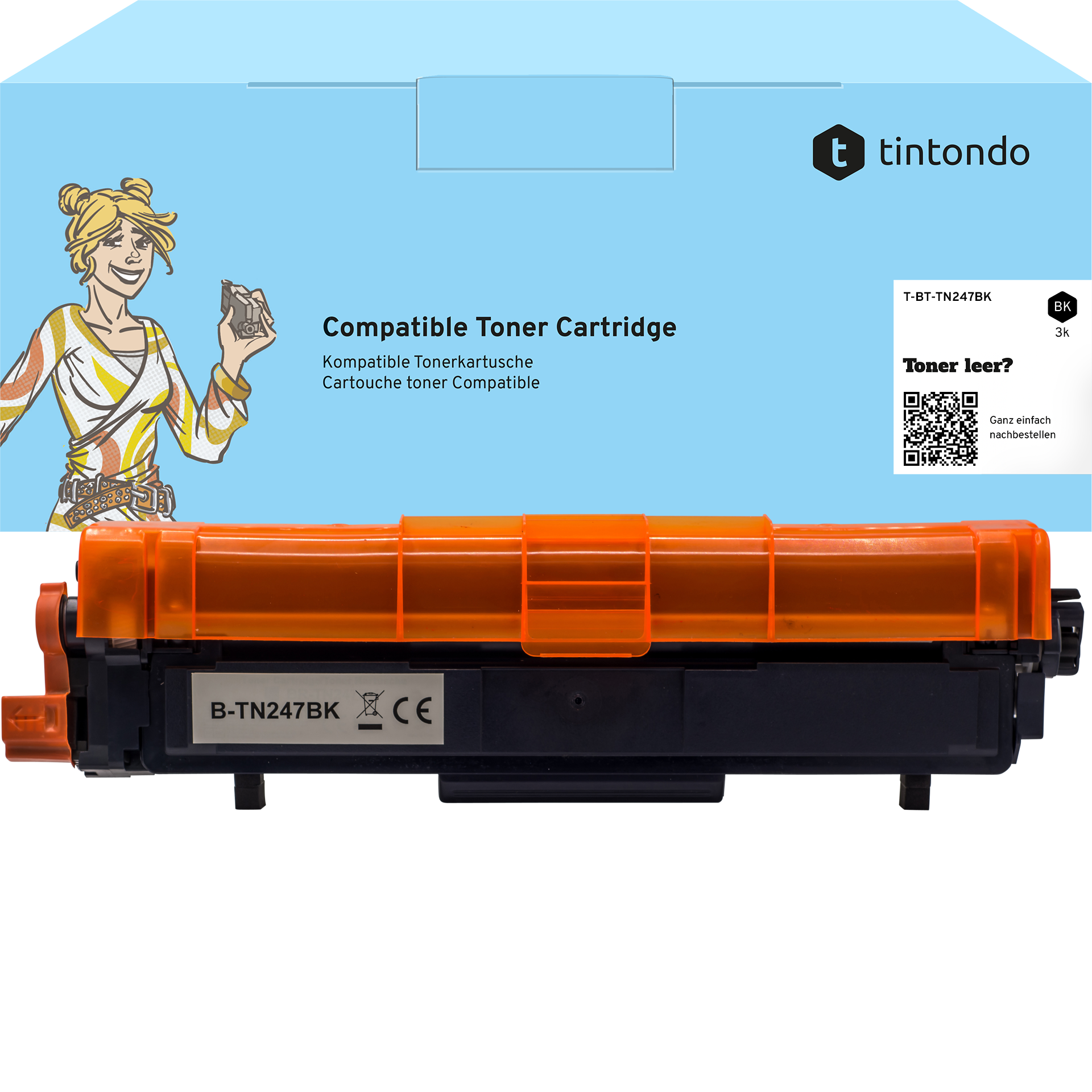 Toner, kompatibel zu Brother TN-247 Black ~ 3.000 Seiten – passend für Brother HL-L3270CDW, DCP-L3550CDW, MFC-L3750CDW Toner, kompatibel zu Brother TN-247 Black ~ 3.000 Seiten – passend für Brother HL-L3270CDW, DCP-L3550CDW, MFC-L3750CDW
