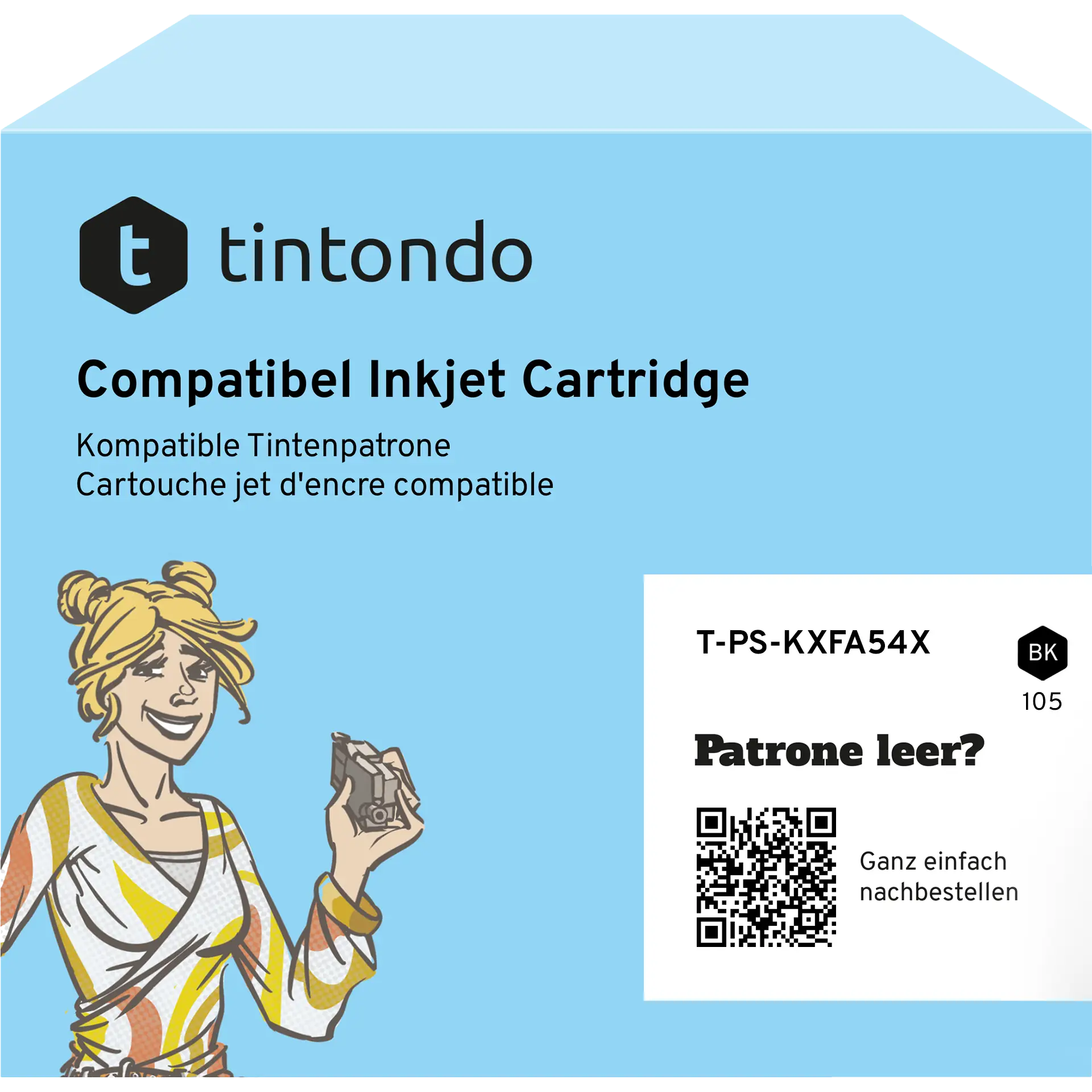 2x Thermotransferrolle, kompatibel zu Panasonic KX-FP141/143/145/148