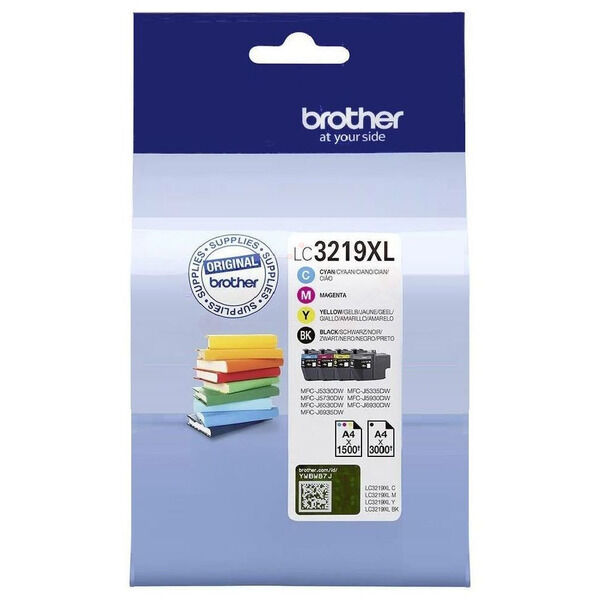 Original Tintenpatronen Brother LC-3219XLVAL Viererpack CMYK