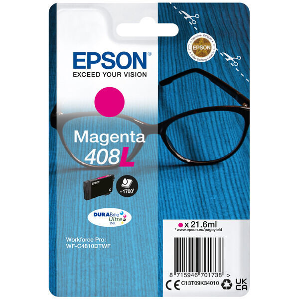Original Tintenpatrone Epson 408L Magenta