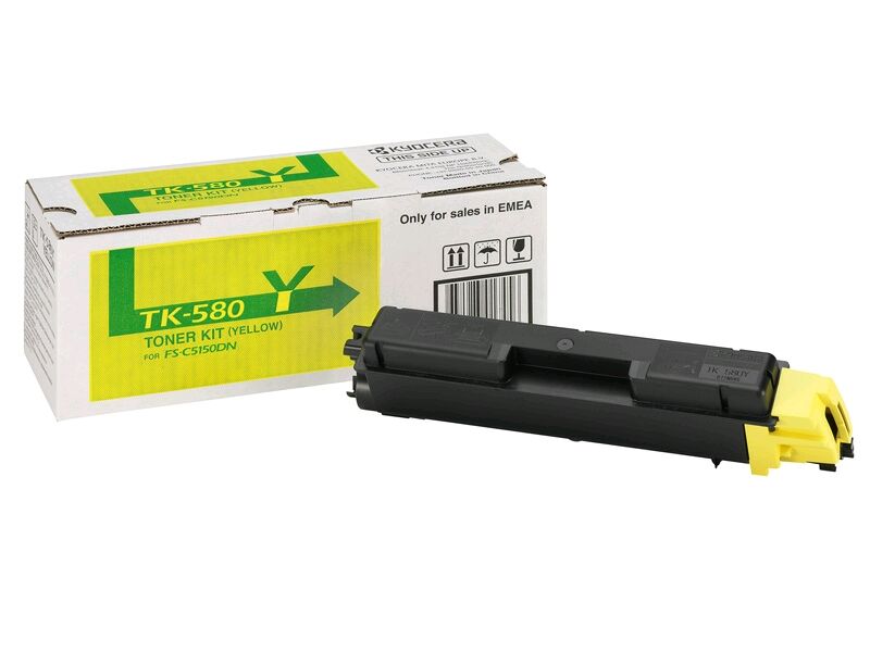 Toner / Kyocera - 1T02KTANL0 / TK-580Y