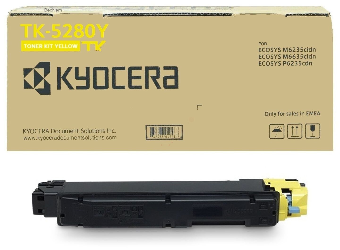 Toner / Kyocera - 1T02TWANL0 / TK-5280Y