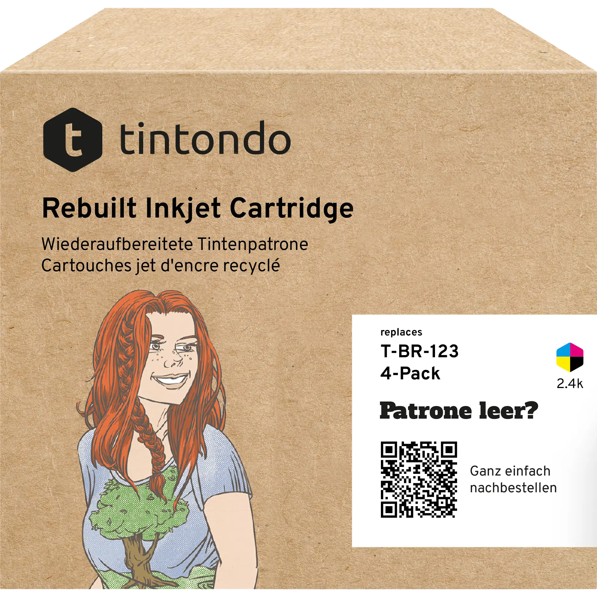 Wiederaufbereitete Tintenpatronen Brother LC-121/LC-123 CMYK Multipack