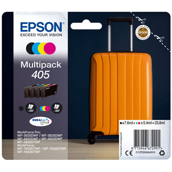 Original Tintenpatronen Epson 405 Viererpack CMYK