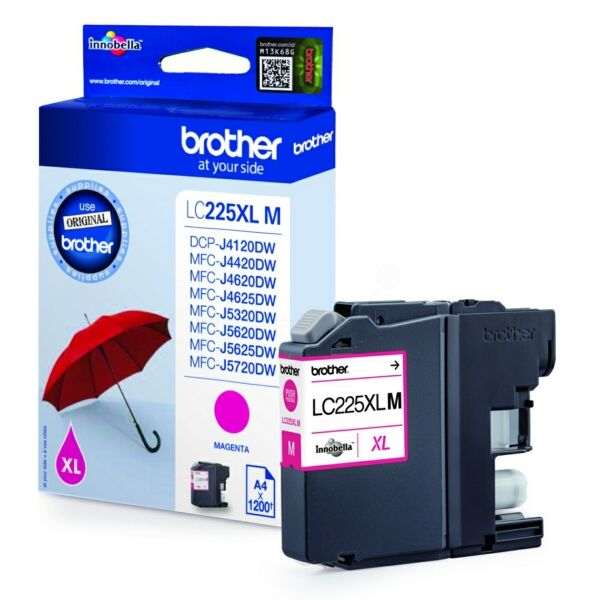 Original Tintenpatrone Brother LC-225XL Magenta