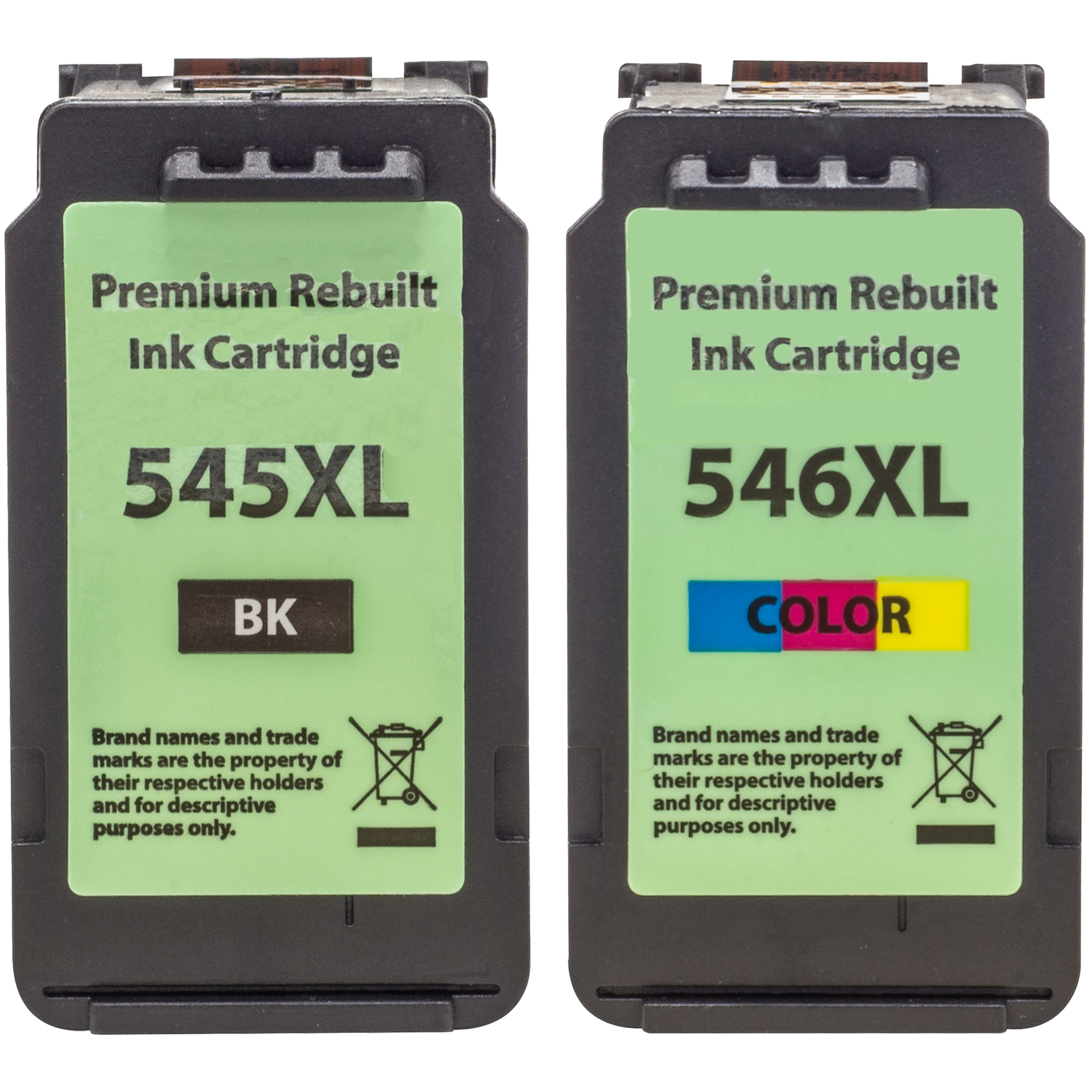 Druckkopfpatronen kompatibel zu Canon PG-545XL & CL-546XL Black+Color Multipack – passend für Canon PIXMA TS3350, MG2550, MX495