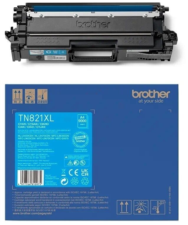 Toner / Brother - TN-821 XL C