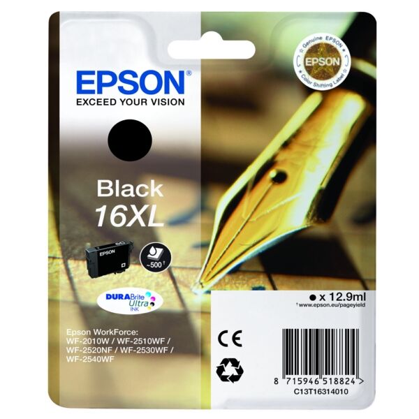 Original Tintenpatrone Epson 16XL Black
