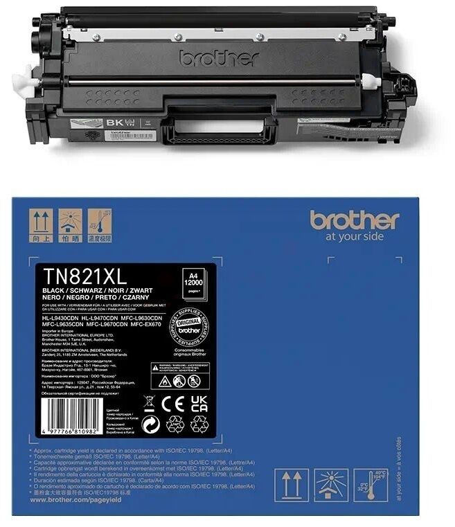 Toner / Brother - TN-821 XL BK