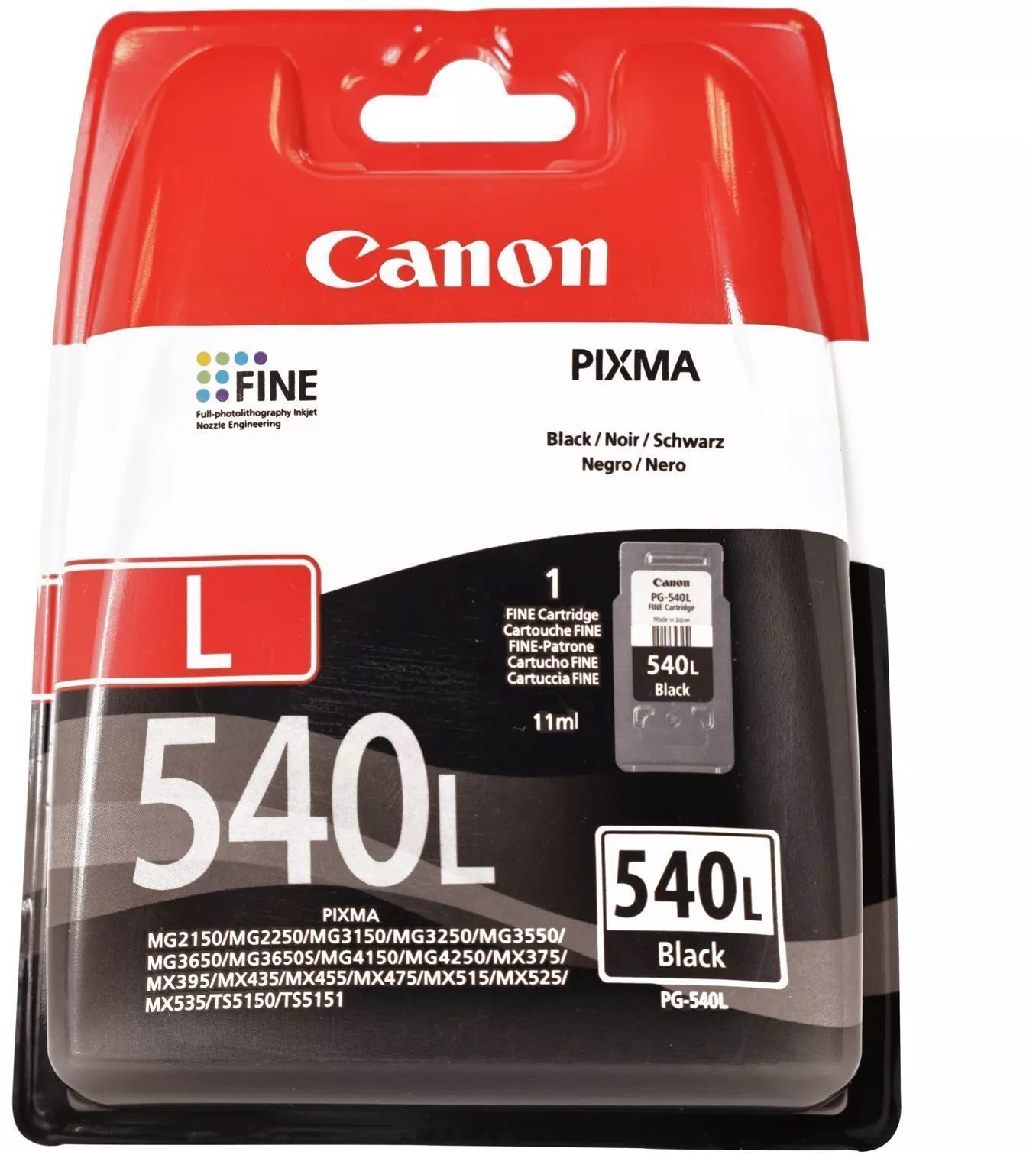 Original Druckerpatrone Canon PG-540L Black