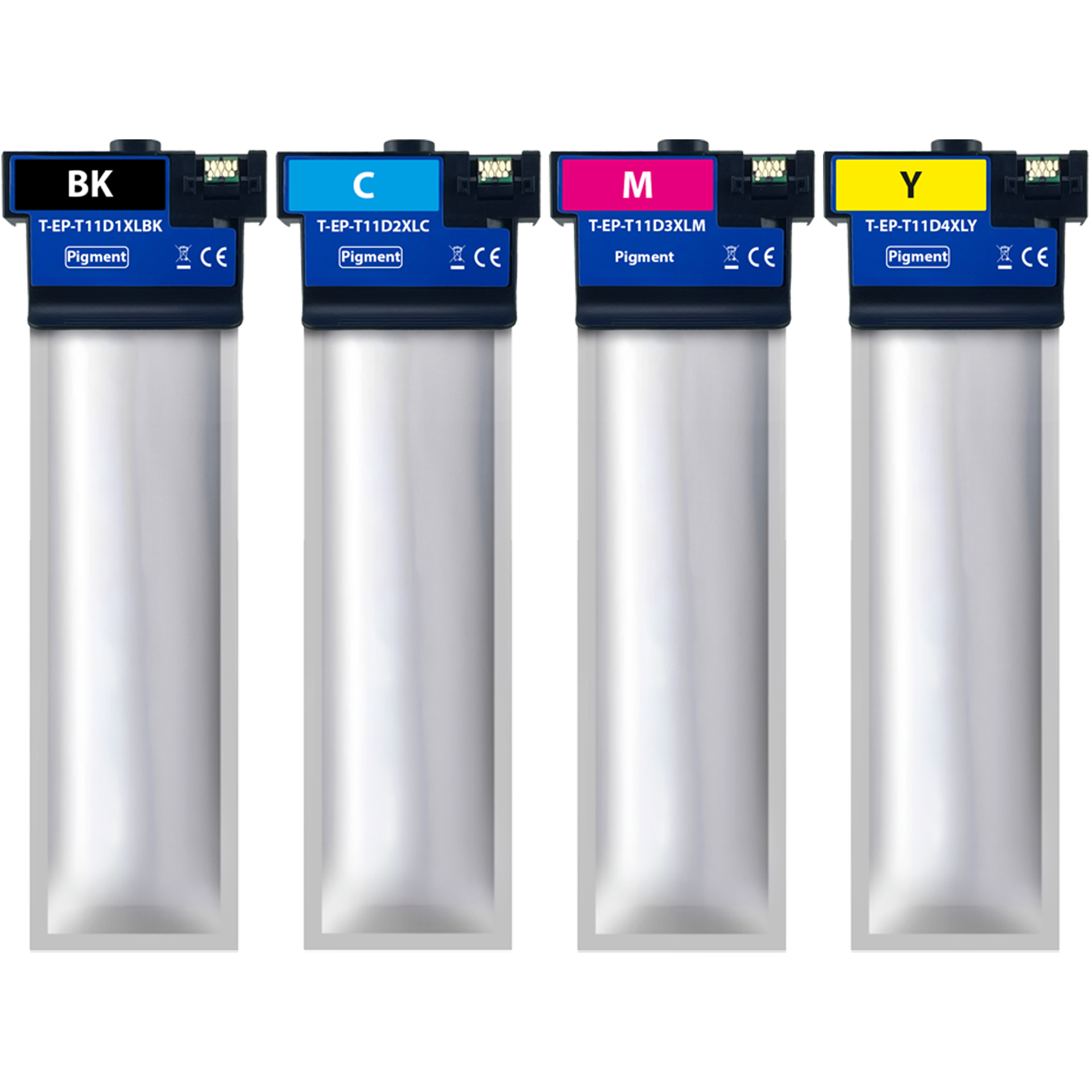 Druckerpatronen kompatibel für Epson T11D140 T11D240 T11D340 T11D440 XL BKCMY 4er Set