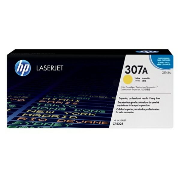 Original Toner HP CE742A Yellow