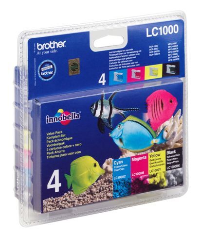 Original Tintenpatronen Brother LC-127XL Viererpack CMYK