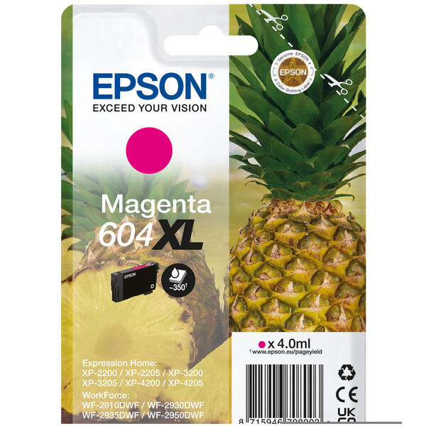Original Tintenpatrone Epson 604XL Magenta
