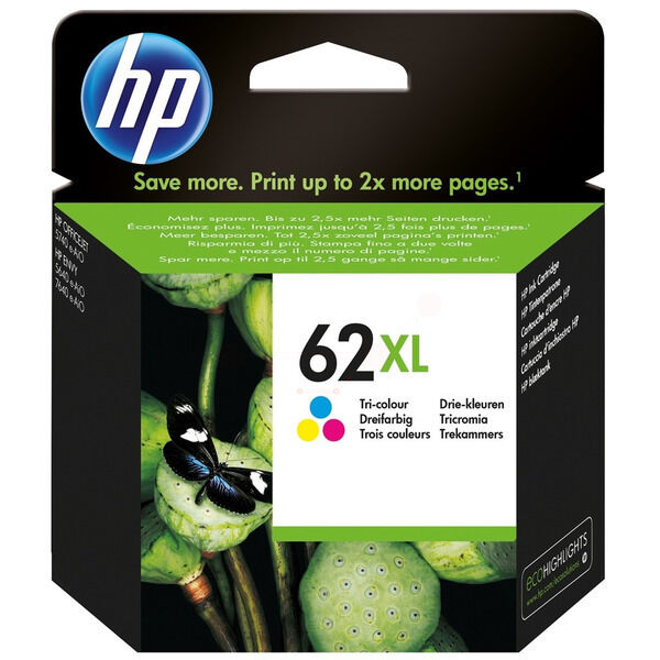 Original Druckerpatrone HP 62XL Color