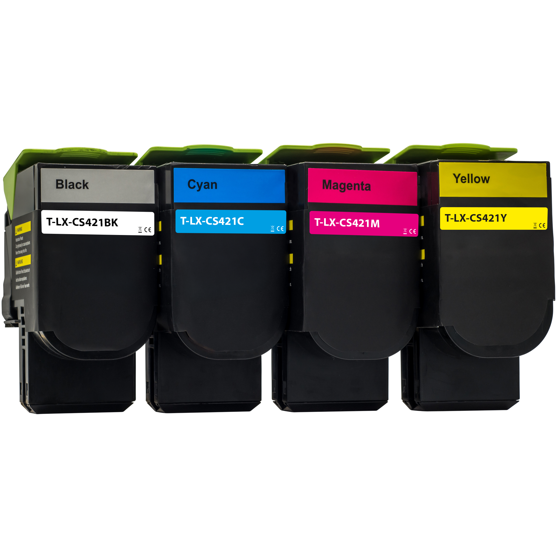 Toner kompatibel für Lexmark CS421dn CX421adn CX521ade 78C20K0 78C20C0 78C20M0 78C20Y0 CMYK 4er Set