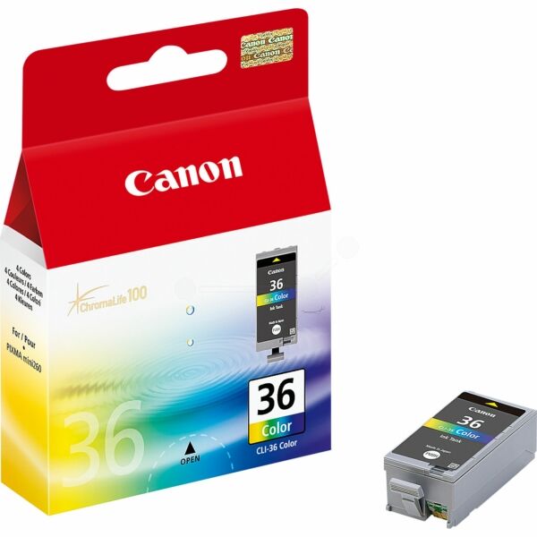 Original Tintenpatrone Canon CLI-36 Color
