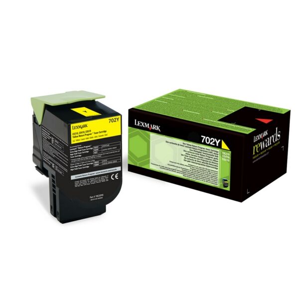 Original Toner Lexmark 70C20Y0 Yellow