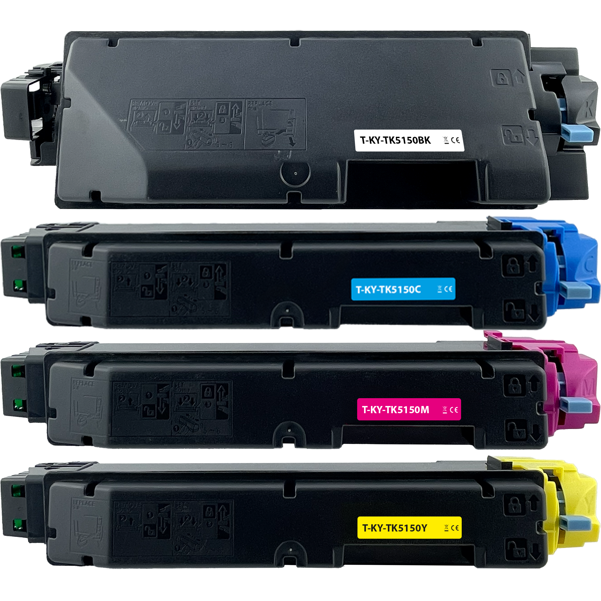 Toner kompatibel für Kyocera TK-5150 BKCMY 4er Set