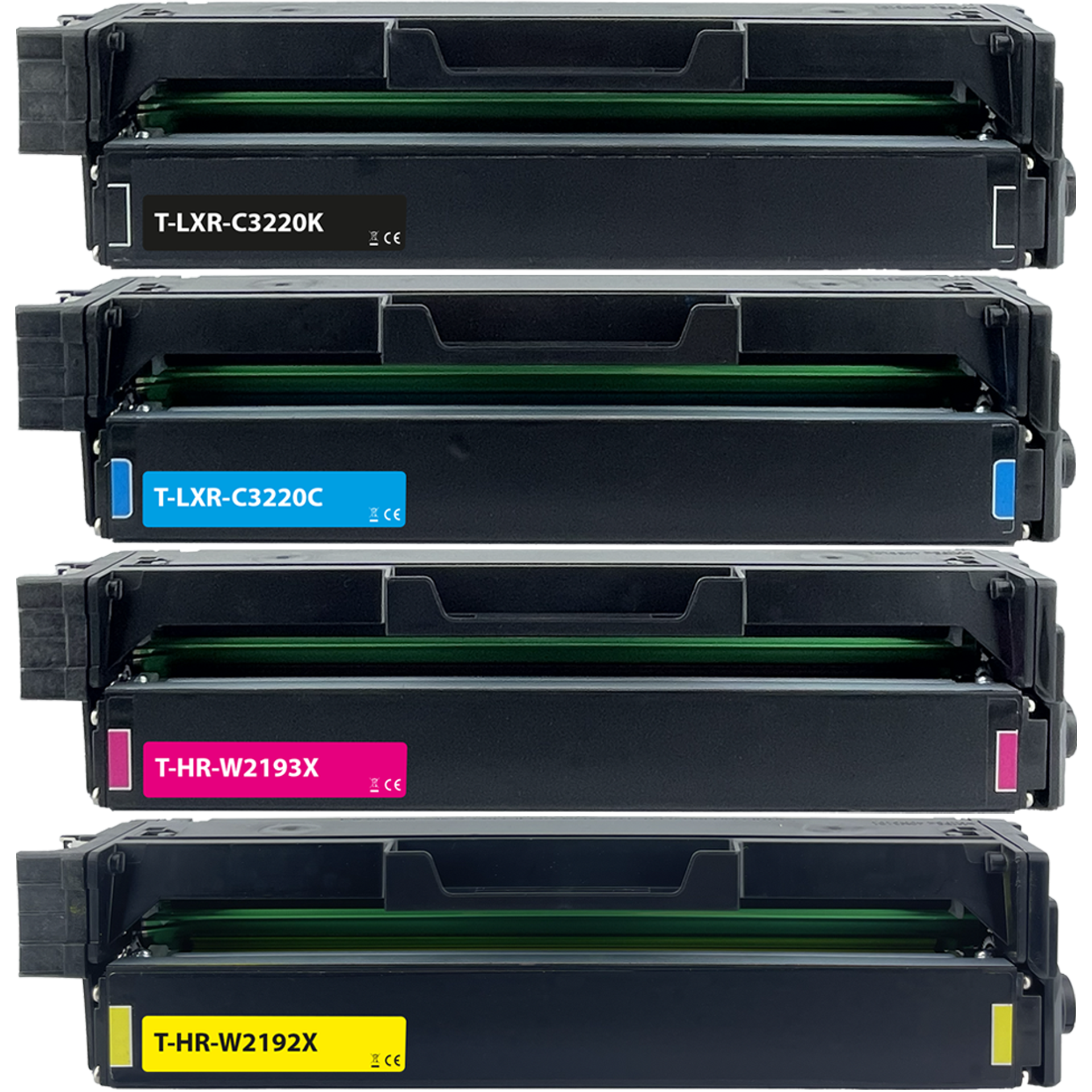 Toner kompatibel zu Lexmark C3220K0 C3220C0 C3220M0 C3220Y0 BKCMY 4er Set