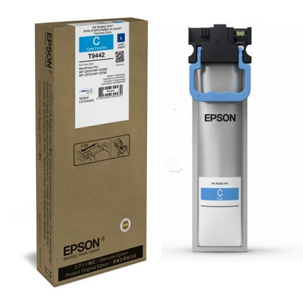 Original Tintenpatrone Epson T9442 Cyan