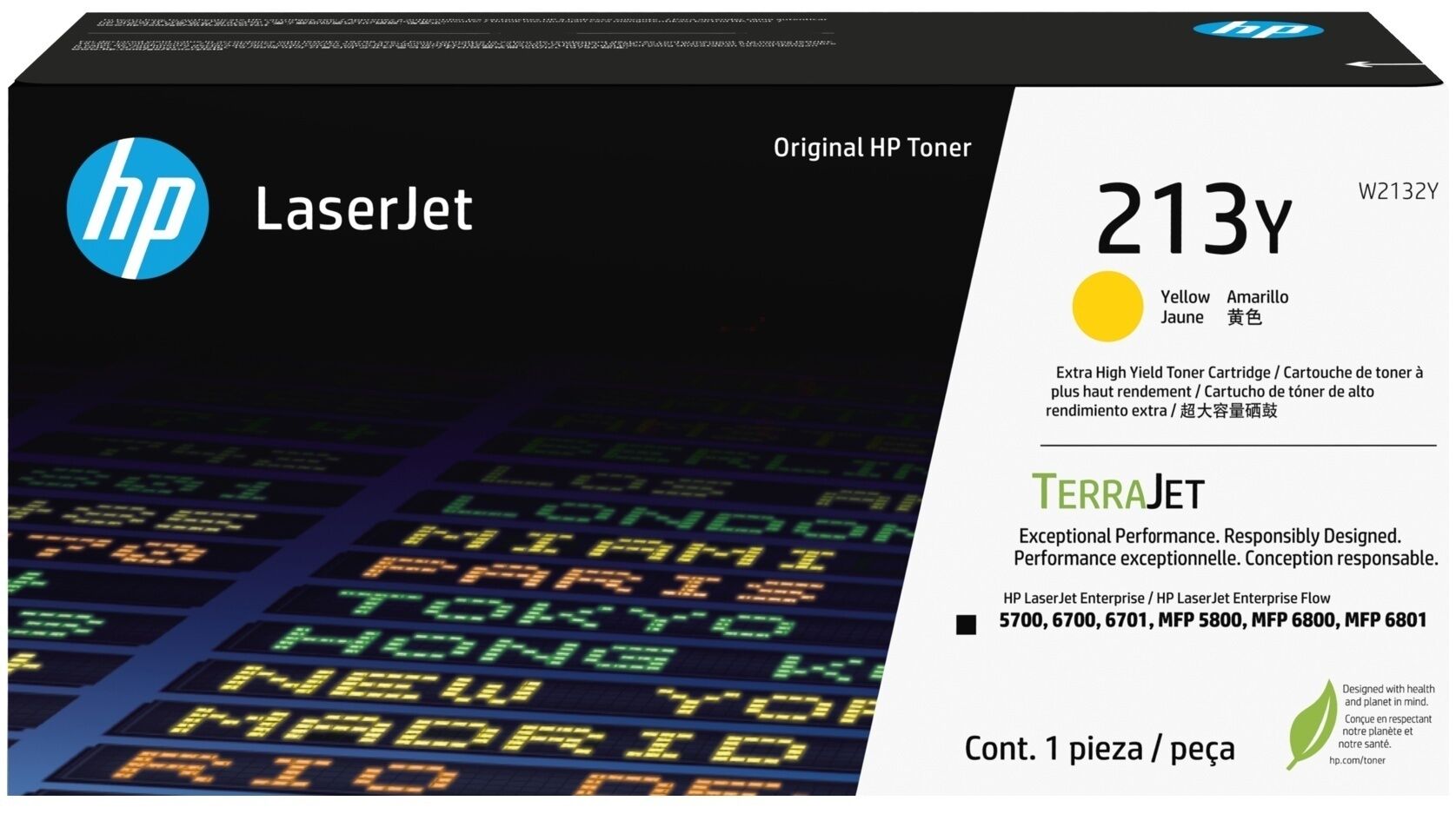 Toner / HP - W2132Y / 213Y