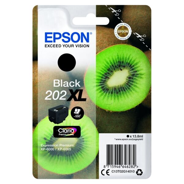 Original Tintenpatrone Epson 202XL Black