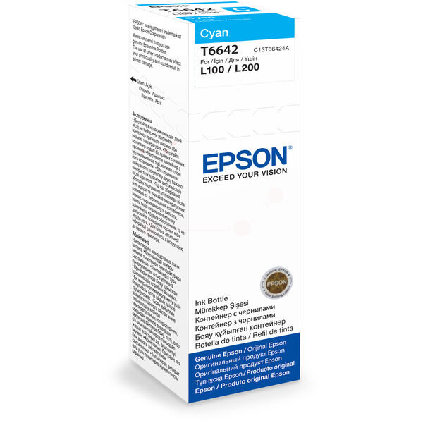 Original Tintenflasche Epson 6642 Cyan
