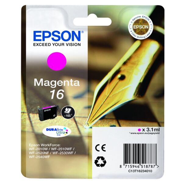 Original Tintenpatrone Epson 16 Magenta
